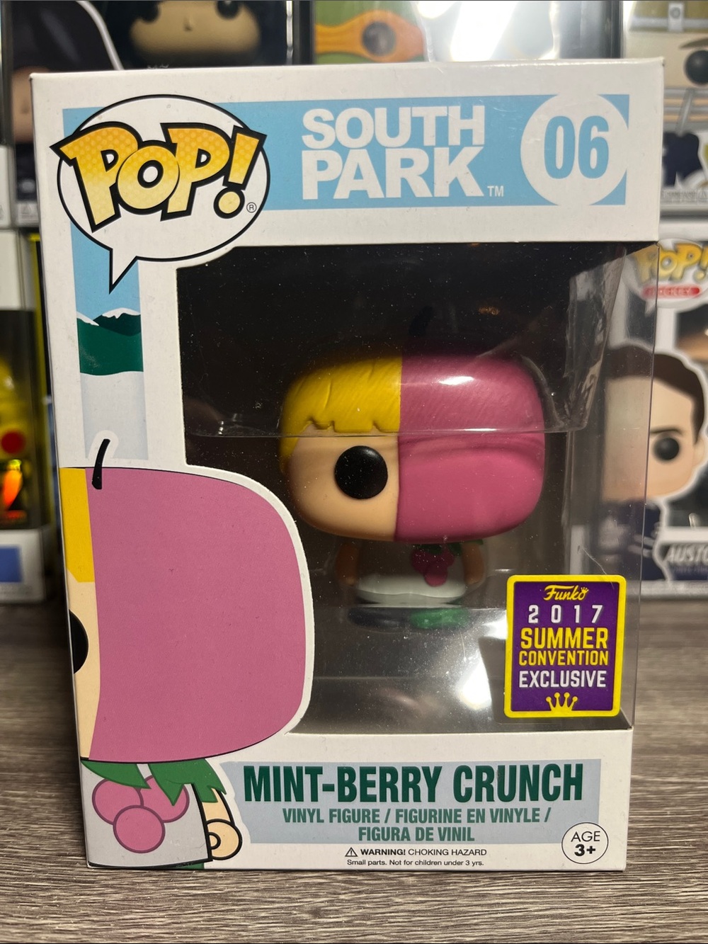 Funko Pop! South Park Mint-Berry Crunch Vinyl Figure — Pink, Yellow, Green